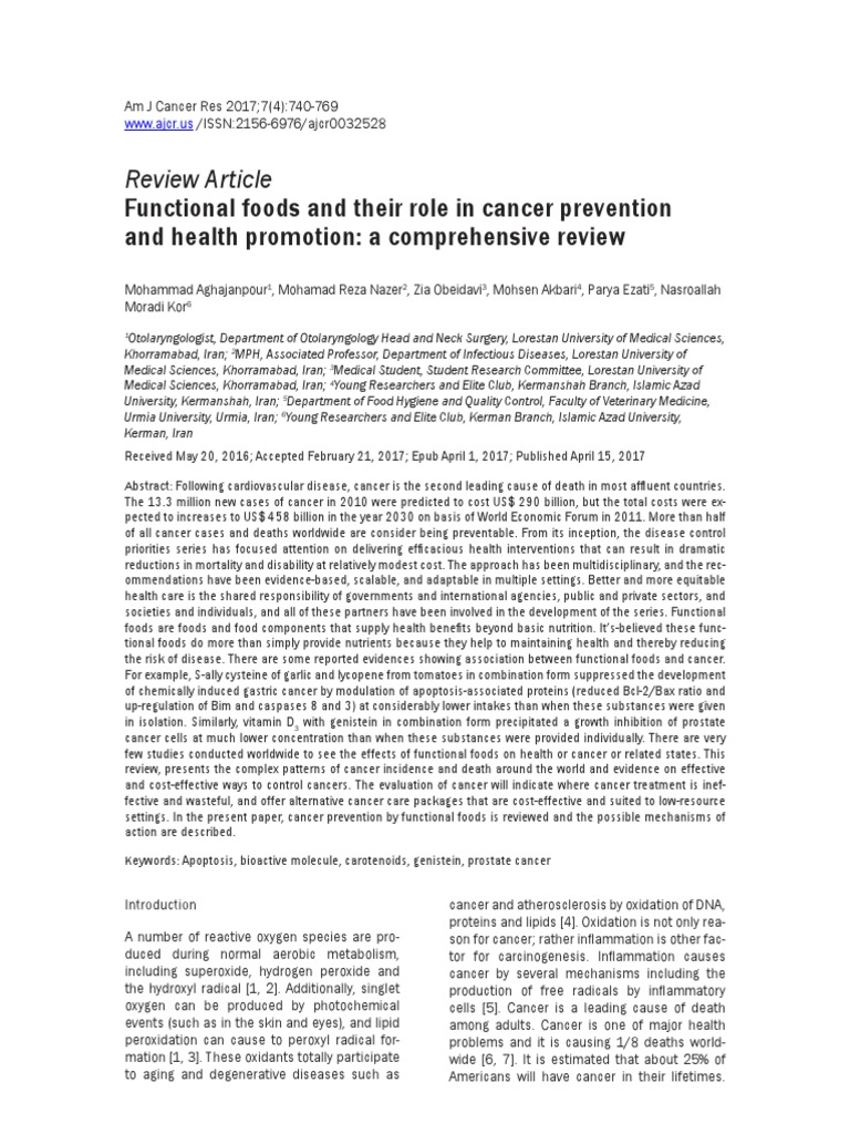 functional-foods-and-their-role-in-cancer-prevention-and-health