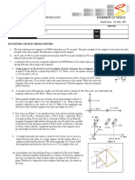 Hw #1 Magnetism and Electromagnetism Rev