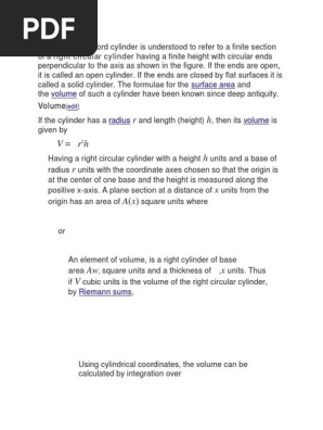 Cylinder