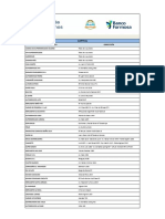 Lista de Comercios Comprá Más y Pagá Menos