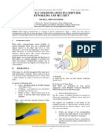 Fiber Optics Communication in Computer Networking and Security