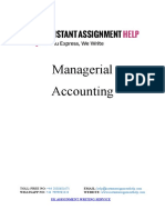 Managerial Accounting: How To Estimate Cost and Prepare Budget?