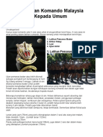Rahsia Latihan Komando Malaysia Didedahkan Kepada Umum