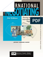 Jeffrey E Curry A Short Course in International Negotiating Planning and Conducting International Commercial Negotiations PDF