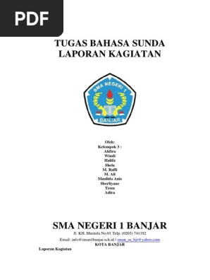 Contoh Laporan Kegiatan Lomba Dalam Bahasa Sunda Temukan Contoh