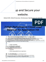 7 High Performance Cloud Load Balancer For Application HA