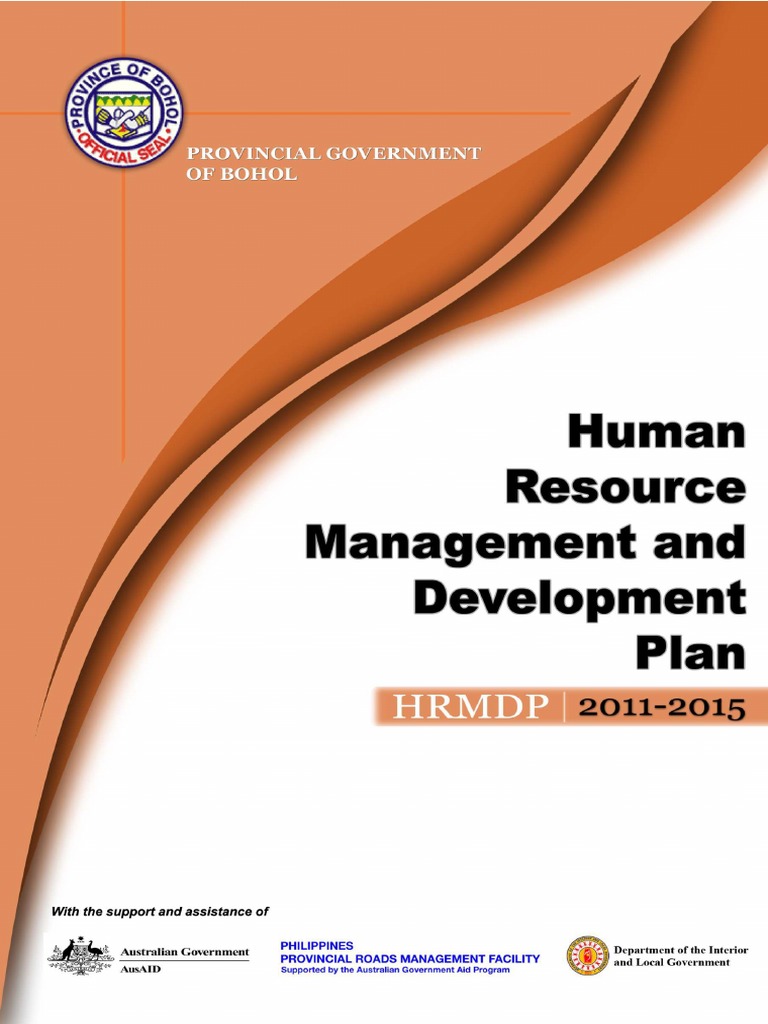 Bohol HRMD Plan 20112015 Capacity Building Human Resource Management
