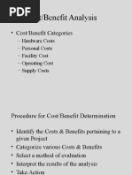 Chapter 8 Cost Benefit Analysis