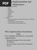 Chapter 13 System Implementation and Maintenance (ForBCA)