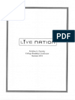 live nation college roadtrip portfolio - kristina porydzy