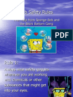 Sponge Bob Lab-Safety-Rules