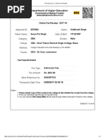 School Fee Receipt Sample | PDF