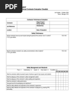 Contract Evaluation Checklist