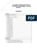 Norma API610: Clasificación y nomenclatura de bombas centrífugas