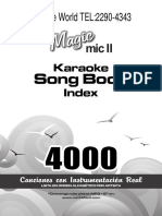 MagicMic II Karaoke Songbook