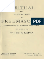 1883 Anonymous Ritual and Illustrations of Freemasonry
