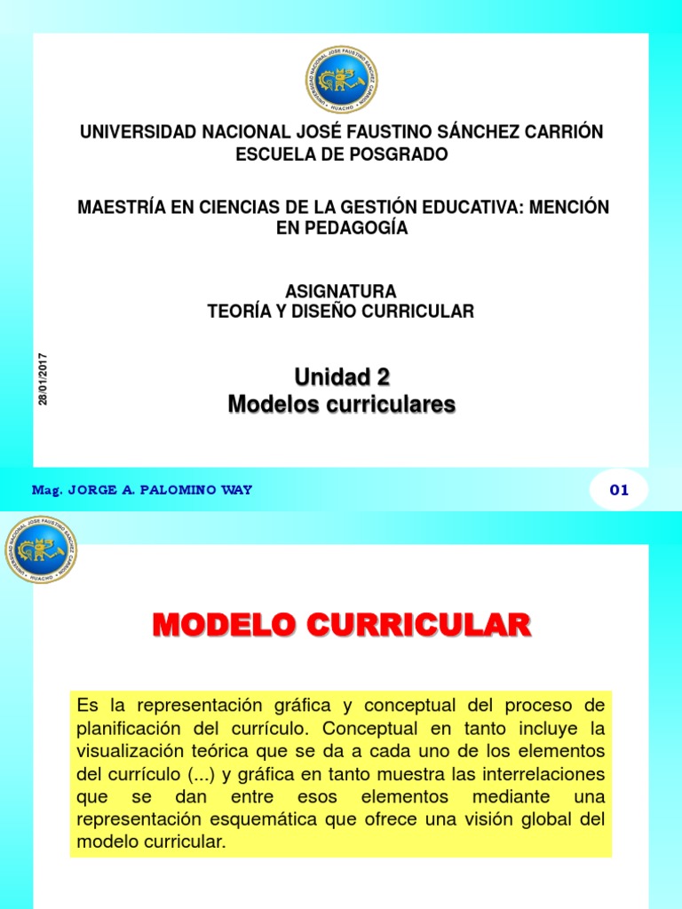 Tema 2 Modelos Curriculares | PDF | Plan de estudios | Evaluación