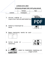 Latihan Kata Arah