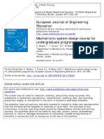 Mechatronic System Design Course For Undergraduate Programmes-2