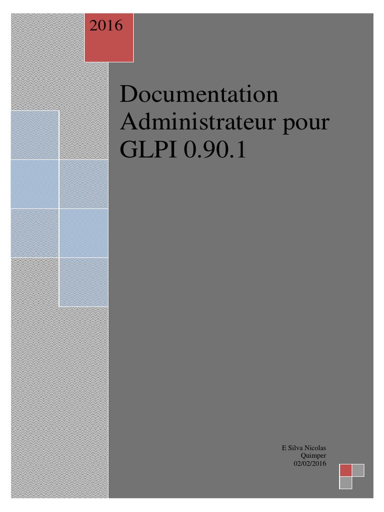 Documentation Administrateur GLPI 0.90.1 | PDF | Active Directory ...