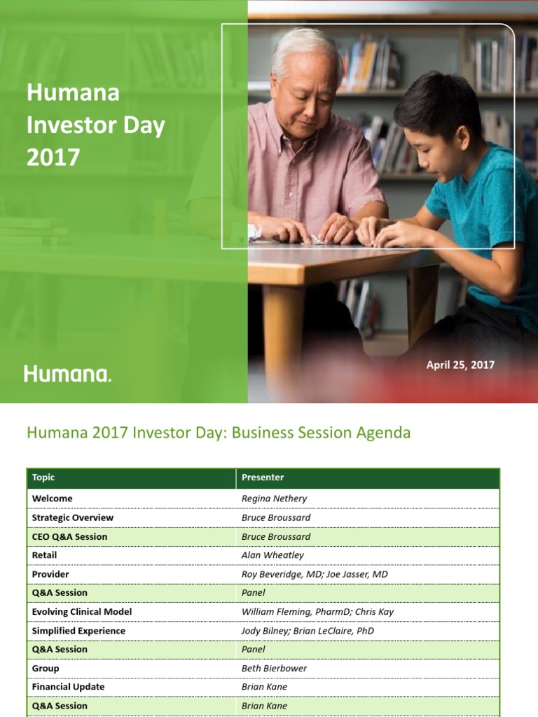 humana investor day presentation 2022