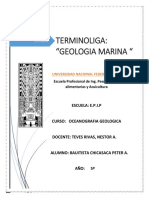 Terminologia Geologia Marina