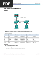 6.3.1.1 Lab - Securing Layer 2 Switches PDF