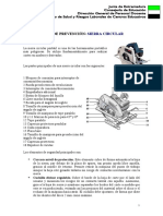 Sierra Circular Hoja de Seguridad PDF