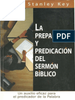 La Preparacion y Predicacion de Jerry Stanley Key