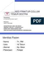 Case Fraktur Column Femur Dextra DR Dheva Steven