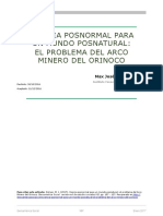 Gómez, M. J. (2017). Ciencia posnormal para un mundo posnatural - el problema del Arco Minero del Orinoco. Iberoamérica Social - revista-red de estudios sociales VII, pp. 108 - 127..pdf