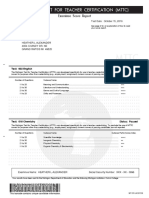 MTTC Score Reports