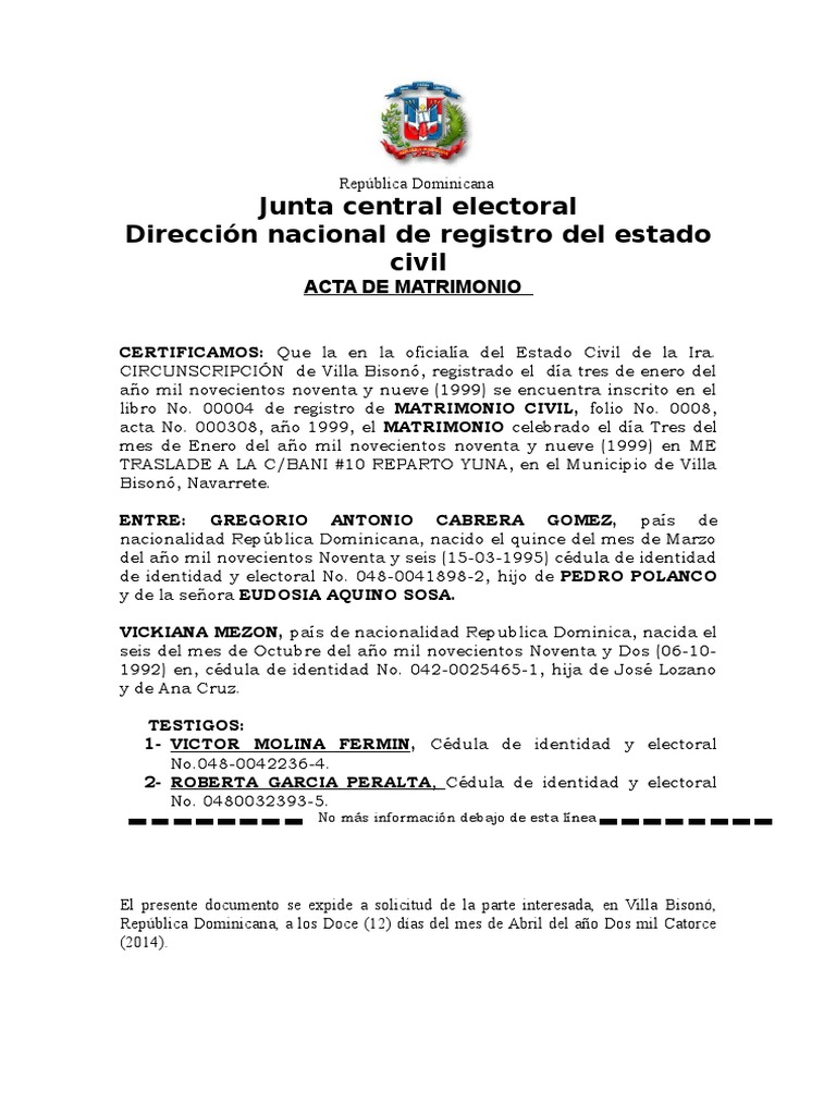 Proceso de Divorcio en RD: Guía Legal | PDF | Divorcio | República ...