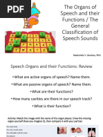 Speech Organs PDF