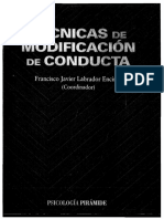 Francisco Javier Labrador Encinas. Tecnicas de modificacion de la conducta.pdf