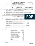 Accountancy & Auditing Paper-II-2015