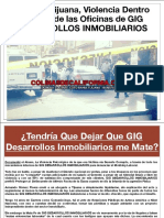 GIG DESARROLLOS INMOBILIARIOS Venta de Casas en Tijuana en Medio del Fuego Cruzado por la Narco Rioja Tijuana