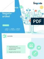 The Indefinite and Negative Articles