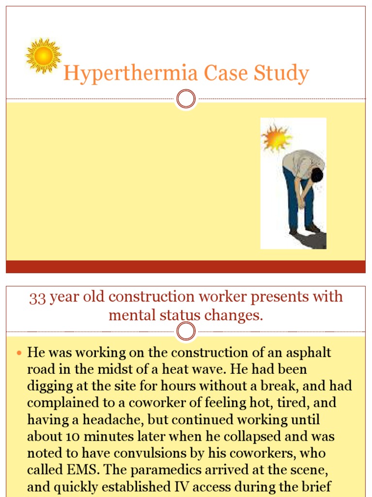 a case study on homeostasis hyperthermia answers