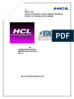 A Report On Improoving Rural Internet Uses Through BSNL Broadband and HCL PC Bndling Scheme