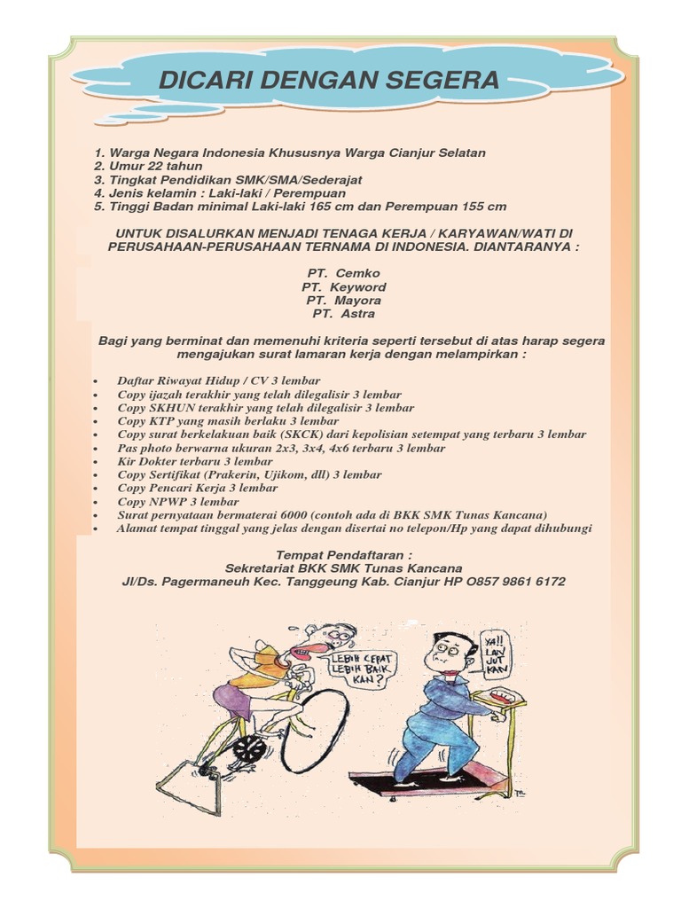 Lowongan Kerja
