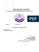 Family Law Project, Roll Number BC0150026