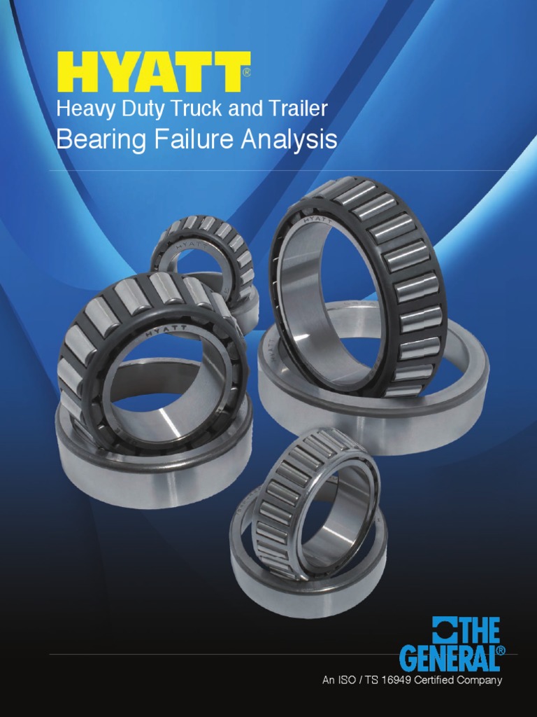 Hyatt BFA Bearing Failure Analysis PDF Bearing (Mechanical) Wear