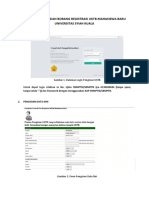 Panduan Daftar Ulang D3 Unsyiah 2017/2018