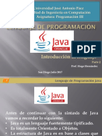 Lenguaje de Programación Java Parte 2
