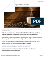 ¿Por qué está en peligro tu taza de café? - BBC Mundo