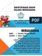 MENGIDENTIFIKASI SIKAP DAN PERILAKU WIRAUSAHA