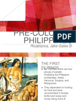 Precolonial Philippines - History Project by Ricablanca