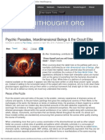 Psychic Parasites, Interdimensional Beings & The Occult Elite PDF