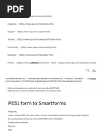 PE51 Form To Smartforms